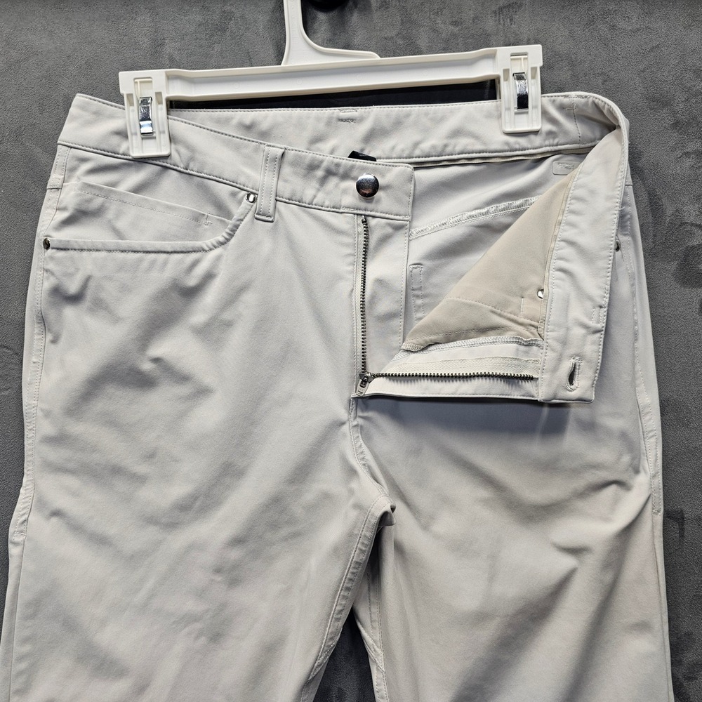 Lululemon ABC Pant Slim Light Gray Mens 31 LM5AD9S Technical Stretch Trousers